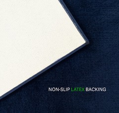 ConurDeals Antibacterial Hallway Kitchen Navy Color Soft Anti Slip Runner Rug