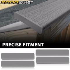 Composite Decking boards End Cap (4 pcs in One Package) 5.5”