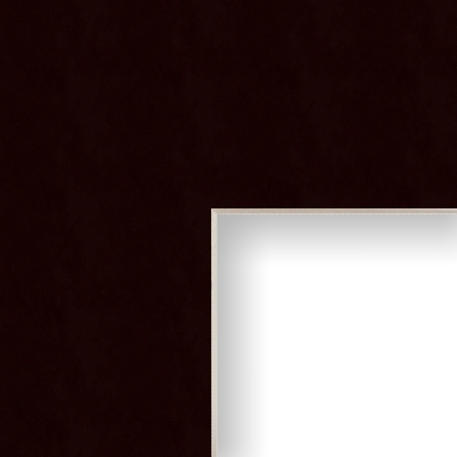 Craig Frames Smooth Black Mat With a Bevel Cut Opening For a Picture Frame