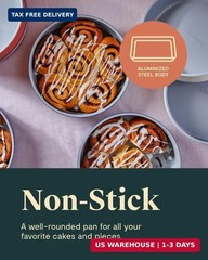 Caraway Non-Stick Ceramic 9″ Circle Pan – Naturally Slick Ceramic Coating – Non-
