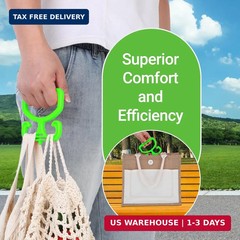 3 Pcs Grocery Bag Carrier Heavy Duty Shopping Bag Holder Reusable Comfortable Ca
