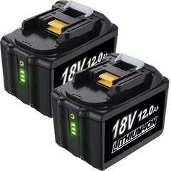 2pack BL1860B For Makita 18V Lithium ion LXT BL1830 BL1850 Charger/Battery