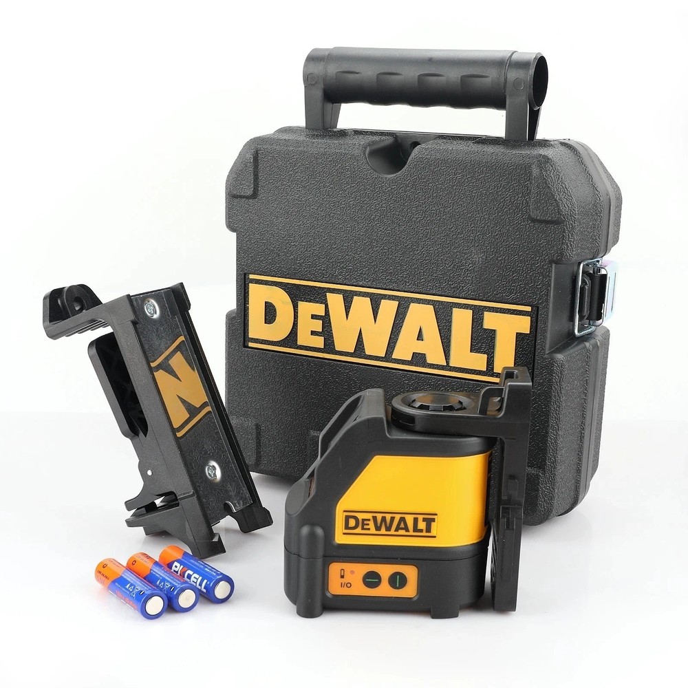 DEWALT Laser Level 2-Line Cross Line Green Light Automatic Leveling High…