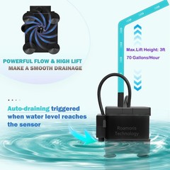 Small Pump With Level Sensor 110V Automatic Submersible Water Pump