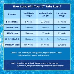 In The Swim 3 Inch Stabilized Chlorine Tablets for Sanitizing Swimming Pools –