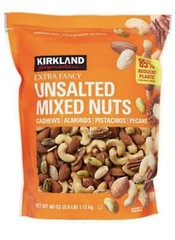 Kirkland Unsalted Extra Fancy Mixed Nuts, 2.5 lbs.