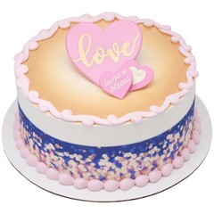 DecoPac “Love”~ Layon for cakes ~ 5ct ~ Pale Pink, Dark Pink (RED NOT AVAILABLE)