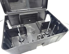 2 Pack Rat And Mouse Bait Station Box Locking w/ Key JT Eaton Jawz Safe-Tee