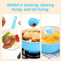13Pcs Pots and Pans Set Nonstick Cookware Sets Non Stick Induction Cooking Set