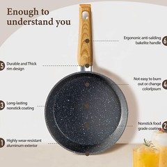 12 Pieces Hammered Cookware Set Nonstick Granite Coated Pots and Pans Set Gray