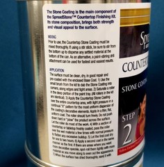 4 Cans Spread Stone Countertop Finishing Kit Mineral Select Oyster