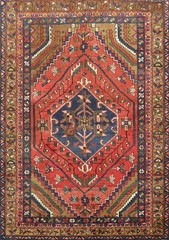 Vibrant Tribal Area Rug 4×6 Handmade Wool Geometric Pattern Carpet for Any Room