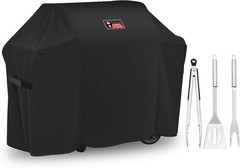 Grill Cover 7130 Premium Outdoor Cover for Weber Genesis II 3 Burner & Genesis 3
