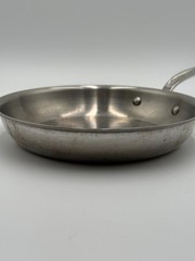 Mauviel 1830 Stainless Steel Round Frying Saute Pan 10″ Inch Made In France