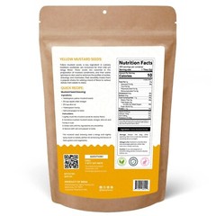 Yellow Mustard Seeds Whole – 100% Pure Natural Indian Spice – 2 LBS