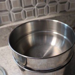 Endurance Stainless Steel Double Boiler Pot with Glass Lid, Pre-owned