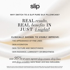 Slipsilk Pure Silk Pillowcase, 22 Momme Mulberry Silk, Anti-Aging, Rose Gold,