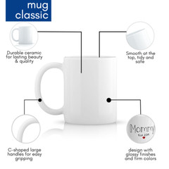 Personalized mug with text photo name logo personalized gift funny coffee mug 23