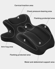 Sweet Spot Couple Pillow Couple Pillow Hip Pad Wedge Pillow Memory Foam 27°Angle