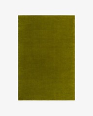Nordic Knots Grand Milano Green Wool Rug Hand-Tufted Plush Pile Scandinavian Rug