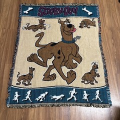 Scooby Doo Throw Blanket Tapestry 42 x 58. Made in USA. The Northwest Company.