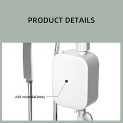 110V 3500W Tankless Hot Water Heater Shower Electric Water Heater v1