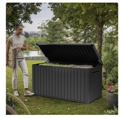 Keter 170 Gal. Resin Deck Box Large Indoor/Outdoor Storage