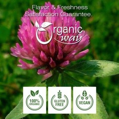Organic Way Red Clover Cut & Sifted – Herbal Tea | Kosher & USDA Certified