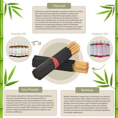 JASMINE Incense Sticks 7″ Bulk Pack Wholesale Hand Dipped Lot