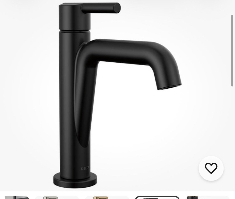 Delta 15849LF Nicoli 1.2 GPM 1 Hole Bathroom Faucet