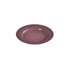 Le Creuset Plates 17cm Set of 4 Botanique Collection Fig Deep teal Stoneware NIB