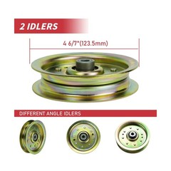 42” Deck Rebuild Kit Fit for Cub Cadet LTX1040 LTX1042, 2 Spindle Assembli