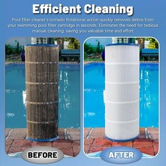 Pool Filter Cleaner Tool for 3, 4, or 6″ Pool Filter Cartridges