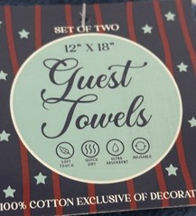 4th Of July Fingertip Towels Embroidered “Celebrating 250 Years” Soft Thick