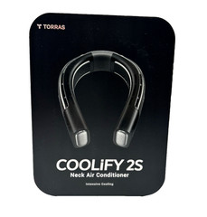 TORRAS Coolify 2S Personal Bladeless Black Neck Air Conditioner, Heater & Fan