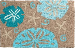 Jellybean Sand Dollars Accent Rug 20×30 Machine Washable Indoor Outdoor