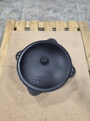 12 Liters Uzbek Cast Iron Kazan For Plov Shurpa