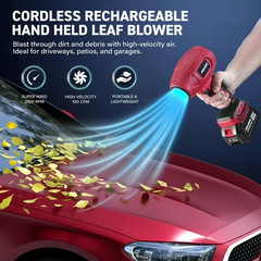 Bullseye Blower Rechargeable Cordless Leaf Dust Air Blaster 21,000 RPM with 20V