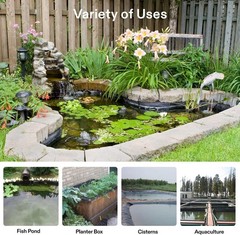 VIVOSUN 13x20ft Fish Pond Liner LLDPE Waterproof for Pools Landscaping 14.5Mil