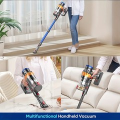 Cordless Vacuum Cleaner 550W Max 45kpa Brushless Motor 65min Runtime HEPA V28