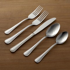 Flatware Set 50 Piece Oneida Tress Everyday Metallic Silver 5.40 LB