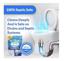 Splash Foam Powder Toilet Bowl Cleaner (4 Treatments In Each bag