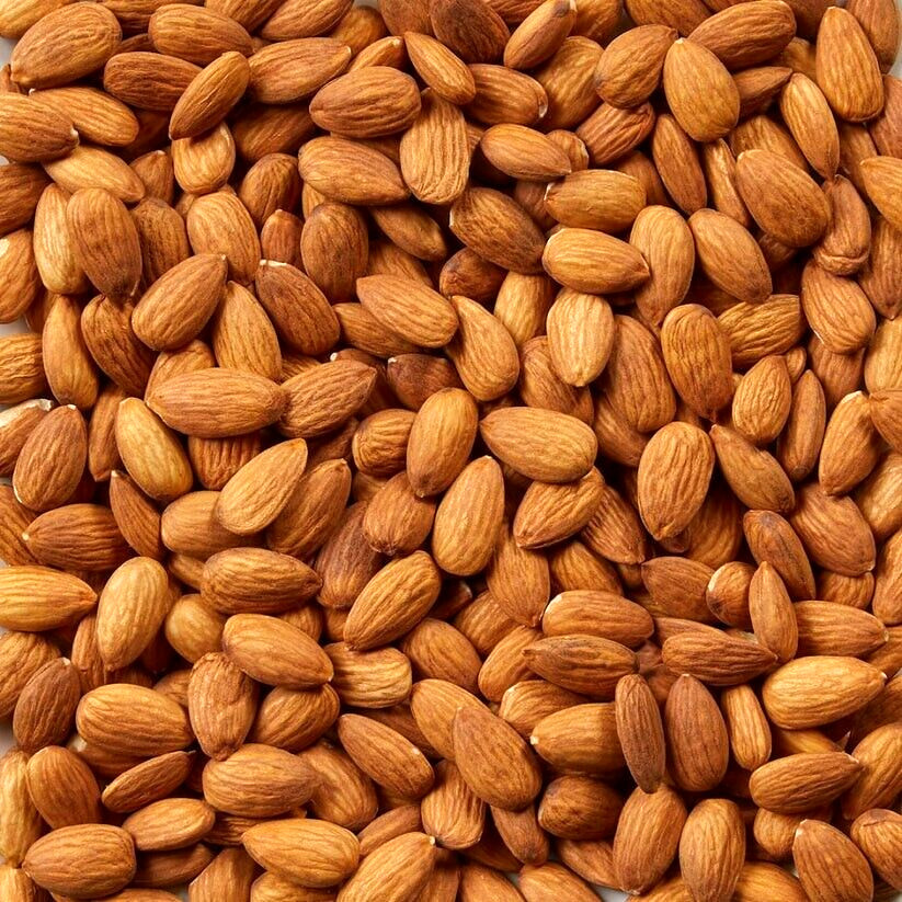 Supreme Whole Almonds – 7 oz – Resealable Myler Bag – Snack on the go! Fast S&H