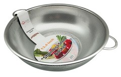 Rice Colander Stainless Steel Vegetables Fruit Basin 8/11/13.4 Inches