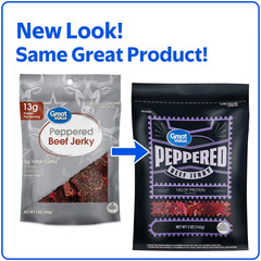 Great Value Peppered Beef Jerky, 5 Oz… Free Shipping