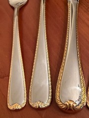 Gorham GOLDEN RIBBON EDGE Glossy 18/10 Vietnam Stainless Flatware – Choice