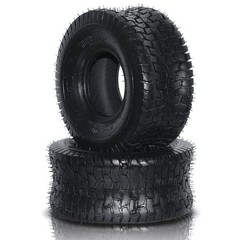 Two 15×6.00-6 15×6-6 15x6x6 Lawn Mower Garden Tractor Turf Tires 2 Ply Rated