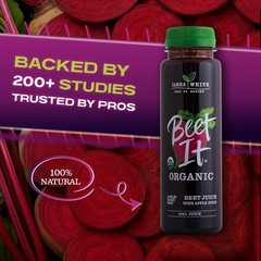 BEET IT Organic Beet Juice, 8.5 Ounce (Pack of 12) GMO-Free 100% Natural Beet Ju