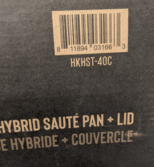 Hell’s Kitchen Hybrid Tri-Clad 4 Qt Sauté Pan w/ Lid | Nonstick PFAS-Free Used