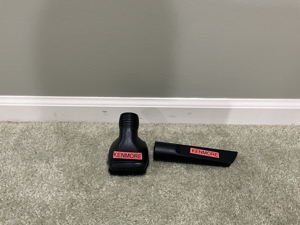 Kenmore 2 Piece Vacuum Attachment Set-Square Dusting Brush/Crevice Tool
